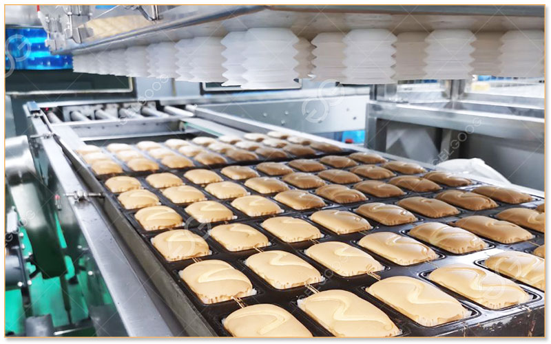 Machine De Démoulage De Ligne De Traitement Des Gâteaux