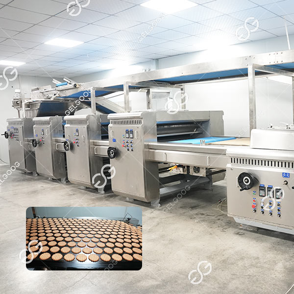 Ligne de production de biscuits mous