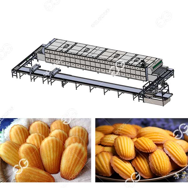 Ligne de transformation des madeleines