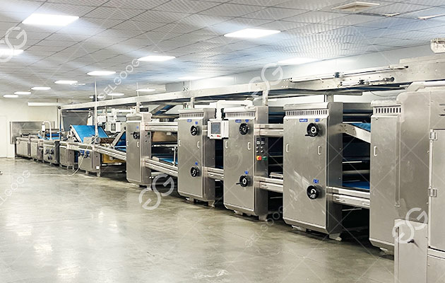 Installation d'une biscuiterie industrielle